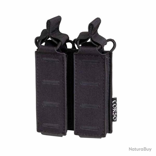 Poche porte-chargeurs double pour pistolet Dagger MK1 Laser Noir - Corso Tactical