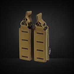 Poche porte-chargeurs double pour pistolet Dagger MK1 Laser Coyote - Corso Tactical
