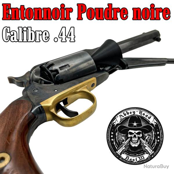Entonnoir pour revolver poudre noire calibre 44 - Noir - Bast3D