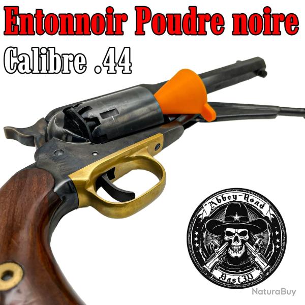 Entonnoir pour revolver poudre noire calibre 44 - Orange - Bast3D