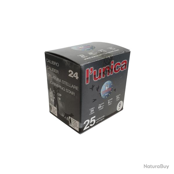 Cartouche Eurocomm L'Unica cal.24 plomb 6