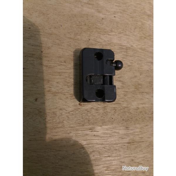 Embase acier arri�re 23mm,pour montage amovible