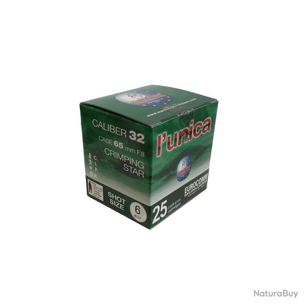 Cartouche Eurocomm L'Unica cal.32 plomb 6