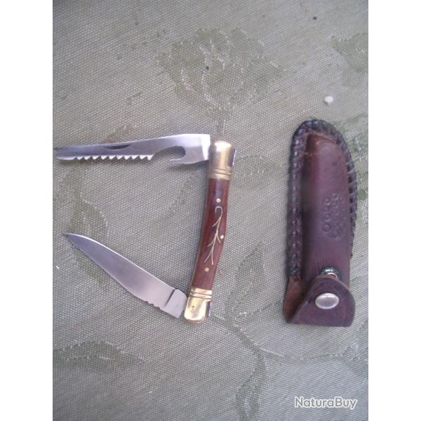 couteau pliant avec fourreau