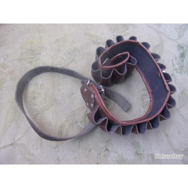 ceinture pour cartouches de chasse lisses