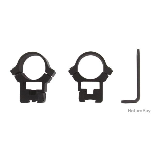 Collier pour lunette de tir de loisir Fuzyon 25,4 mm - Rail de 11 mm