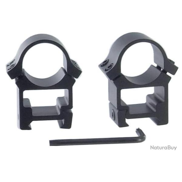 Collier pour lunette de tir de loisir Fuzyon 25,4 mm - Weaver