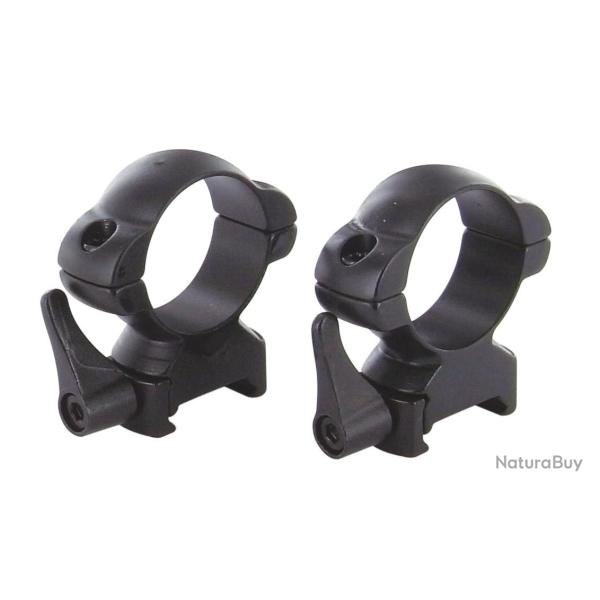 Collier pour lunette � levier Fuzyon 30 mm - Haut - Weaver