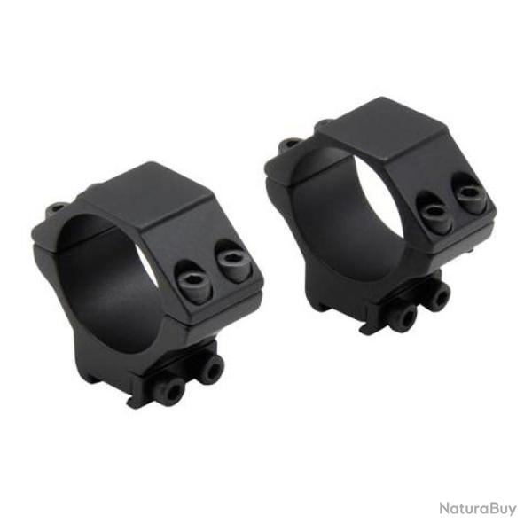 Collier pour lunette en alu Fuzyon 30 mm - Bas - Rail 11 mm