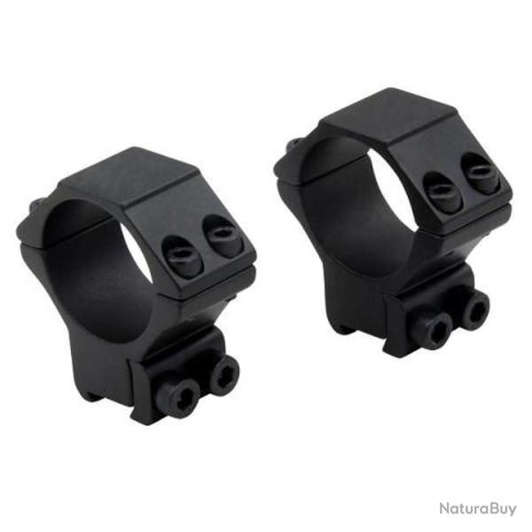 Collier pour lunette en alu Fuzyon 30 mm - Medium - Rail 11 mm