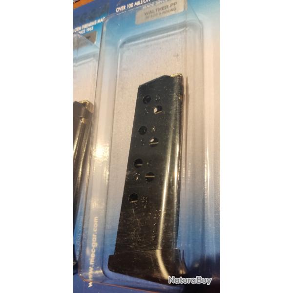 Chargeur walther PP 7,65 - 8 coups - Lot de 2 -