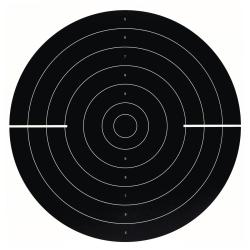 Paquet de 100 cibles court C50 VO en carton 51X52Cm