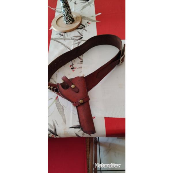 Holster porte cartouche marquage Brauer bros.mfg.co st louis MO.