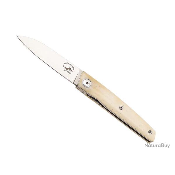 COUTEAU SALAMANDRA OS BLANC 9 CM INOX