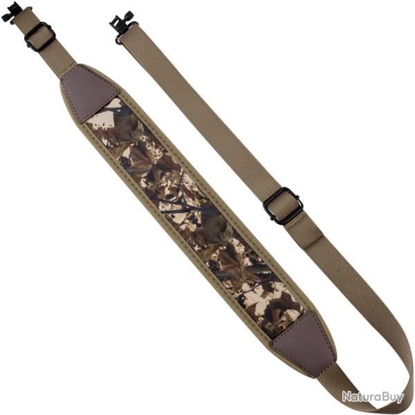 �charpe r�glable en Nylon pour fusil � 2 points, avec anneau d'�paule -Camo Khaki LIVRAISON GRATUITE
