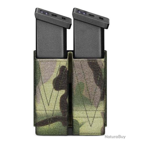 Pochette pour chargeur de pistolet double avec insert -**CAMOUFLAGE - LIVRAISON GRATUITE