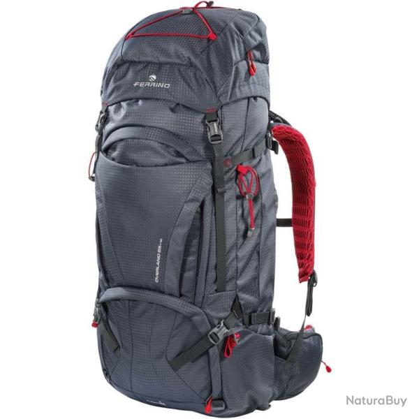 Sac � dos Ferrino Overland 65+10 gris