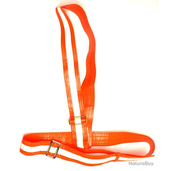 Ceinturon + Bandoulire de la police Suisse rflchissant (bande Blanche)