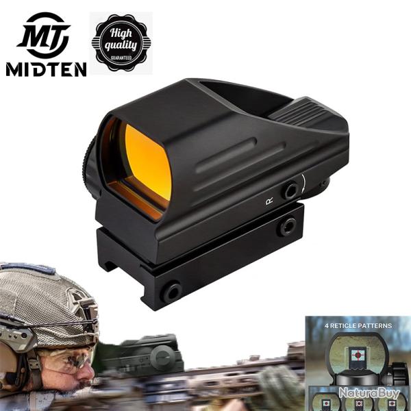 MidTen Riflescope Wide View Scope Chasse Reflex Sight 11 Niveau de Luminosit LIVRAISON GRATUTITE !!
