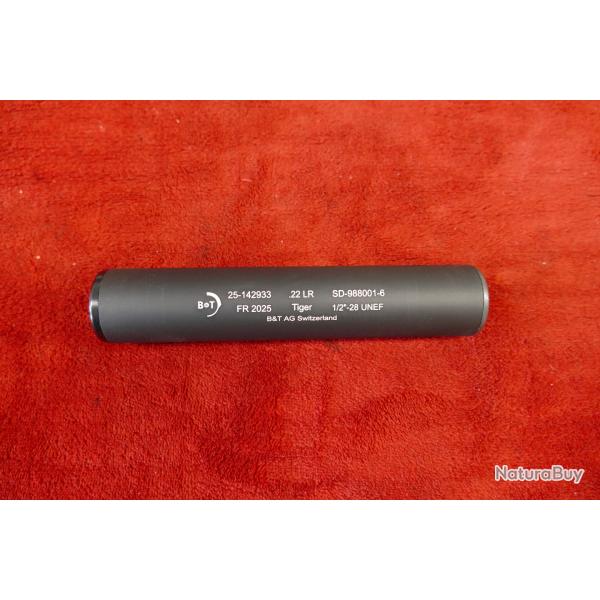 Silencieux B&T HP22 / Tiger 22 lr filetage 1/2"x28