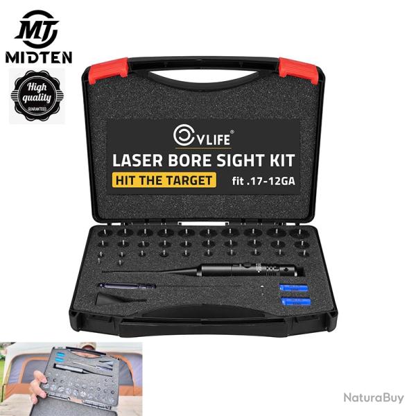 Kit de vis�e laser professionnelle MidTen avec 32 adaptateurs - LIVRAISON GRATUITE