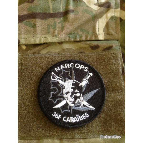 Patch �cusson Forces Sp�ciales Commandos Marine NARCOPS VENTOSE