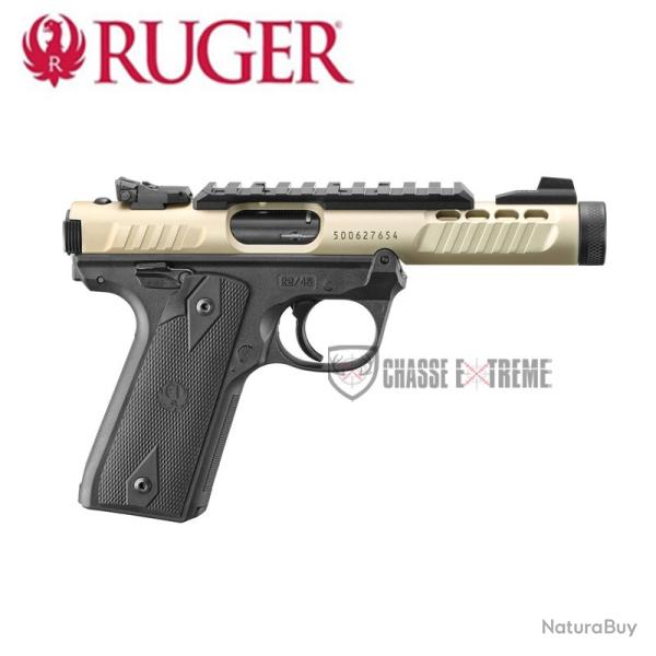 Pistolet RUGER MARK IV 22/45 Lite Champ Anodis� Cal 22 Lr