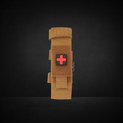 Pochette porte-tourniquet et ciseaux MOLLE Coyote - Corso Tactical