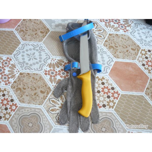 1gant protection cotte de mailles