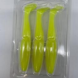 Leurre souple sawamura one up Shad 7" jaune