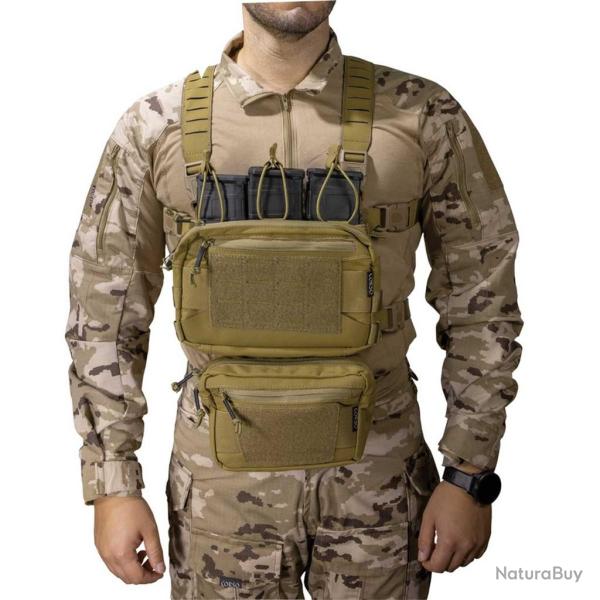 Chest Rig Flint MK1 Coyote- Corso Tactical