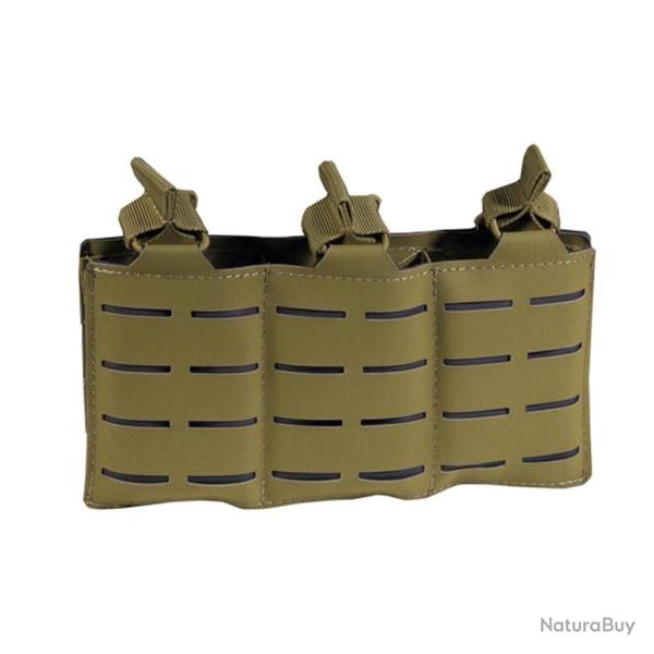 TRIPLE PORTE CHARGEUR M4/5.56 DAGGER MK1 LASERCUT CORSO TACTICAL COYOTE