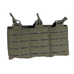TRIPLE PORTE CHARGEUR M4/5.56 DAGGER MK1 LASERCUT CORSO TACTICAL RANGER GREEN