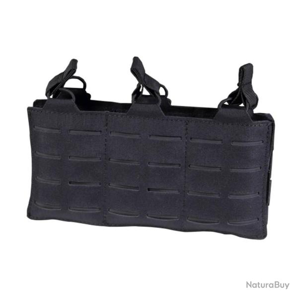 TRIPLE PORTE CHARGEUR M4/5.56 DAGGER MK1 LASERCUT CORSO TACTICAL NOIR