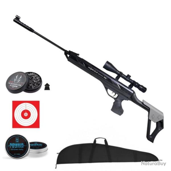 Wahoo ! Carabine � plombs Norica Komnia - 19.9 J - Cal. 4.5 mm / Pack Premium