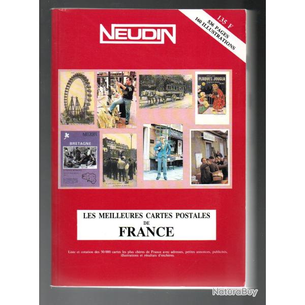 catalogue neudin l'officiel international de la carte postale 1990 les meilleures cartes postales de
