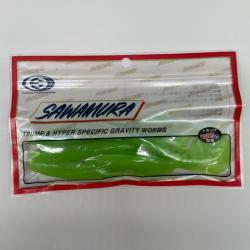 Leurre souple sawamura one up curly 5" psychedelic chart