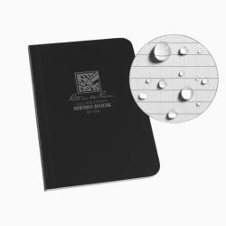 Carnet Reli&eacute; Imperm&eacute;able 9x13 Noir