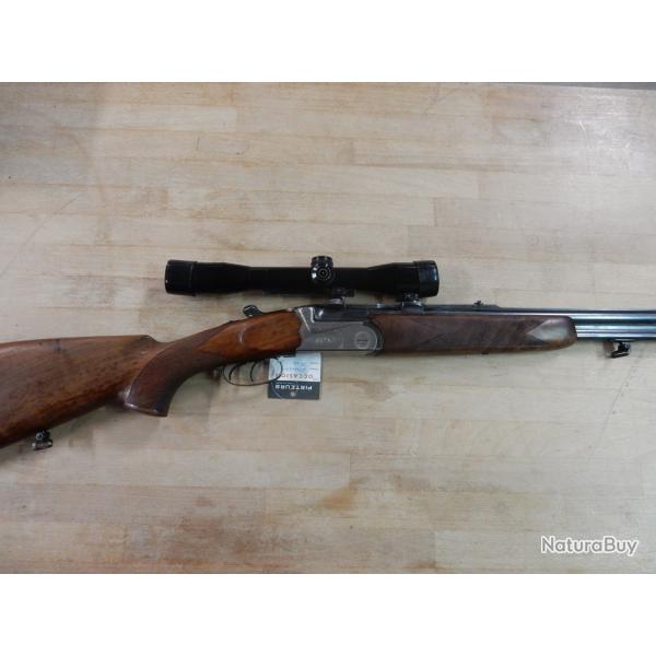 CARABINE MIXTE ZANARDINI PRINZ CAL 7X65R ET 16/70 + MONTAGE CROCHET OCCASION BON ETAT