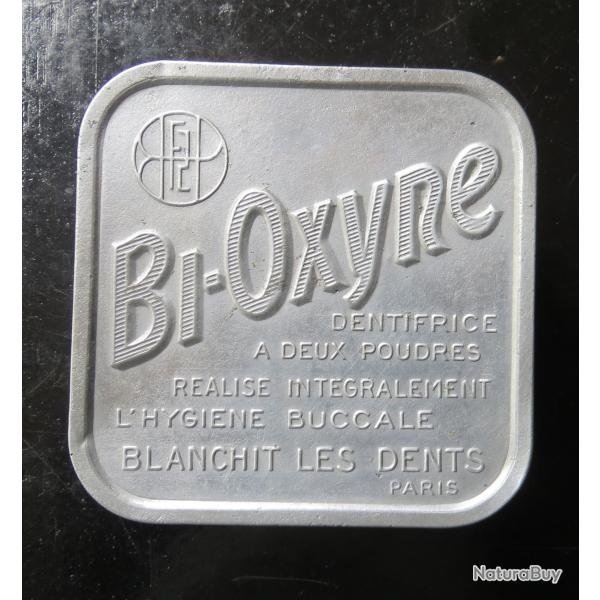 Ancienne boite alu dentifrice BI OXYNE