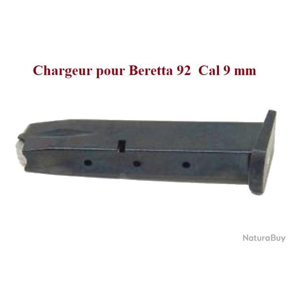 Chargeur seul pour Pistolet Beretta 92  Cal. 9 mm