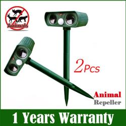 Repulsif Solaire Sonore + LED pour Oiseaux & Animaux -C 20260729082524