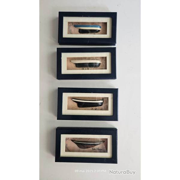 LOT DEMI-COQUES BATEAUX SOUSET BOUES  5