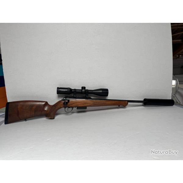 VENDS ANSCHUTZ 1771 300AAC,RAIL PICATINNY,LUNETTE KAHLES 2-10x50 et MONTAGE,SILENCIEUX HAUSKEN,