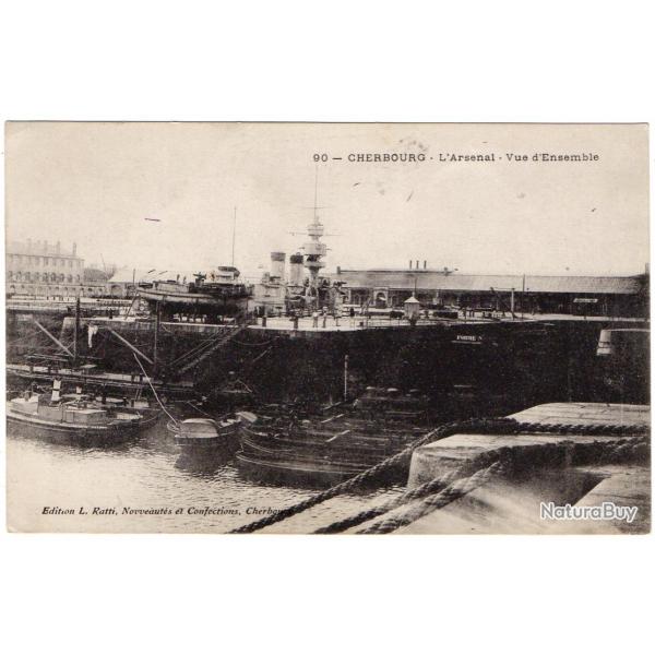 CPA -  CHERBOURG - L'Arsenal Vue d'Ensemble  N�1357