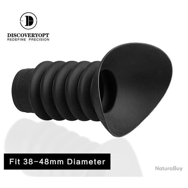 Pare-Soleil Oculaire en Gel Silice 38-48mm Confort Protection Anti-Eblouissement & recul lunettes Vi