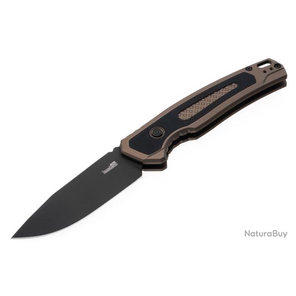 Couteau Kershaw Auto Launch 21 Automatique Lame Acier CPM-M4 Manche Alu FDE/G10 Made In USA KS7106