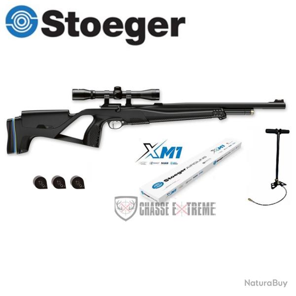 Carabine STOEGER XM1 Combo 19.9 Joules avec Pompe et 3 Chargeurs Cal 4.5 mm