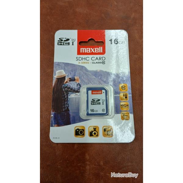 carte SD HC MAXELL 16GB classe 10 SDHC X-SERIES