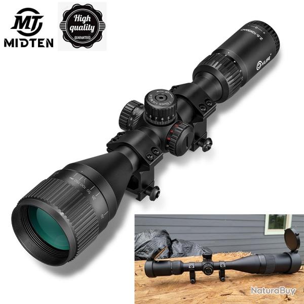 Lunette de vise CVLIFE porte 2.5-10X50 LIVRAISON GRATUITE